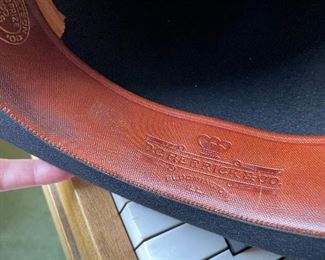 Stamp reads D.C. Herrick & Co Bloomington Ill. To the left you can see the Stetson stamp