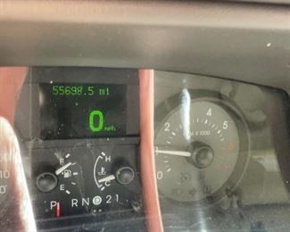 Odometer reads 55,698