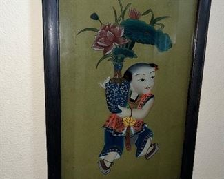 Japanese Reverse Painting