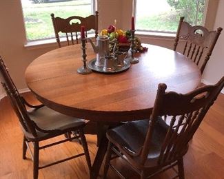 Gorgeous antique table with wheels