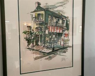 Framed & signed wall art