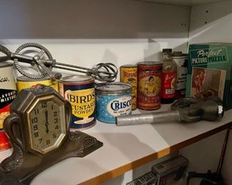 Vintage baking supplies