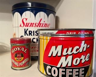 Vintage Tin Cans