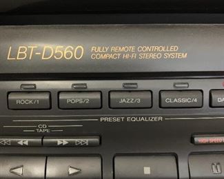 Sony Stereo Equipment, LBT-D560