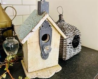 Home decor, bird houses