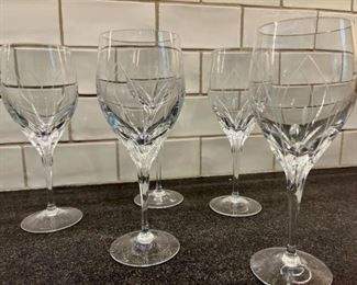 Wine glass set of five