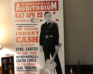 Johnny Cash Concert Memorabilia