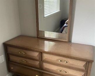 Mid-Century Dresser with Mirror