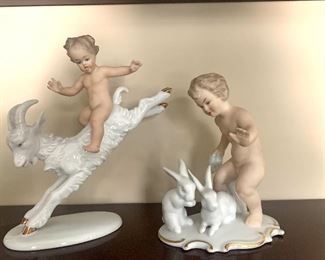 antique German figurines