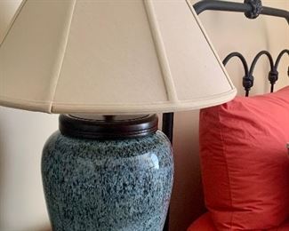 pottery lamp