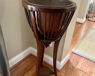 tall antique plant stand