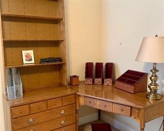 Ethan Allen desk & bookshelf