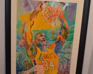 Shaquille O'Neal Lithograph