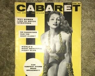CABARET Magazine July 1965 Tempest Storm!