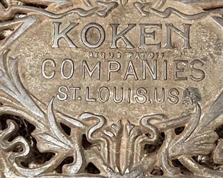 Vintage barbershop seat