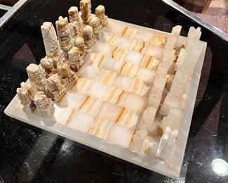 Vintage chess board set