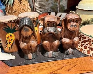 Wooden table display