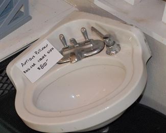 Corner sink from Pullman Private Railcar.