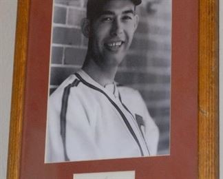 Vintage Monty Stratton photograph with autograph.
