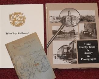 Local Hunt County books and memorabilia.