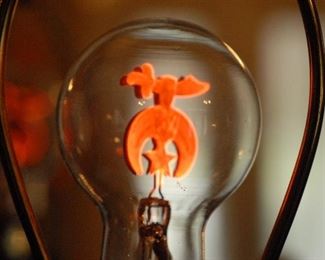 Masonic or Shriner lamp bulb.
