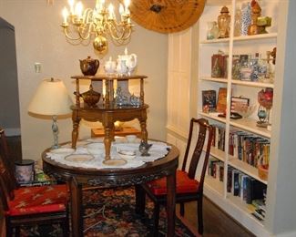 Oriental Style game table and chairs