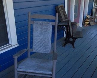 Lots of finds on the wrap-around front porch