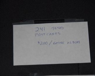 Texas Post Card Collection arranged by city