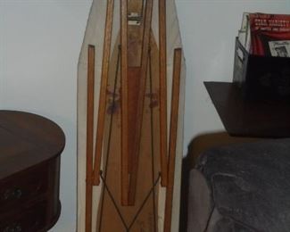 Vintage wood ironing board
