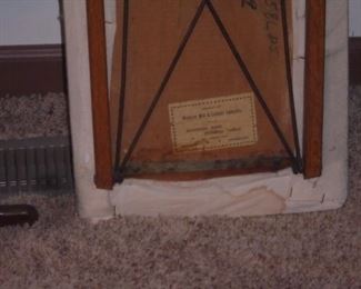 Vintage wood ironing board