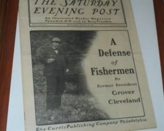 The Saturday Evening Post magazine  Oct. 1901 Pres. Grover Cleveland