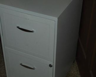 2 Drawer metal file cabinet