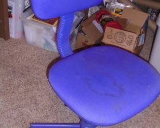 Purple office chair