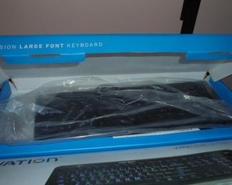 Vision large font keyboard in box