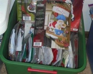 One of many tubs of craft kits