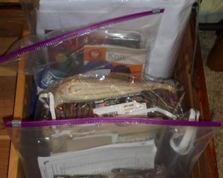 One of many tubs of craft kits