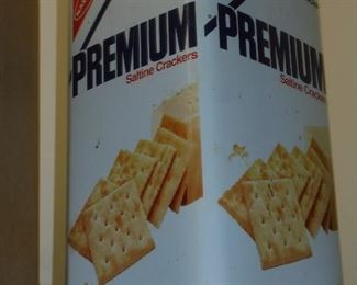 Vintage metal Premium cracker tin