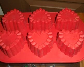 New rubber cup cake molds