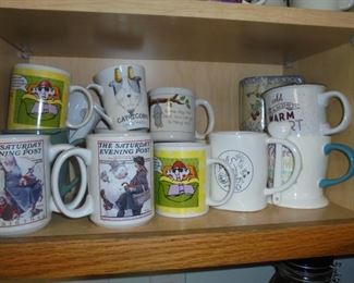 Various mugs
