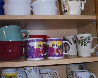 Various mugs