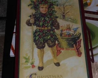 New Christmas Greetings wood box