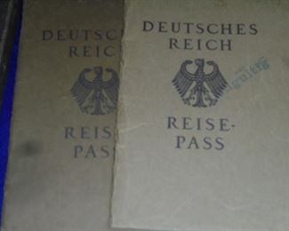 1930's German passports
