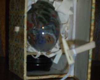 Chinese egg w/stand ion original box