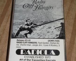 1970's Radiola 'Radio Cliff Hangers' cassette