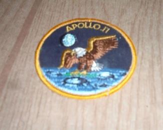 Apollo II eagle landing on moon patch new