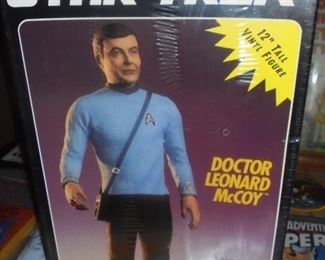 NIB Star Trek  12" tall vinyl figure Dr. Leonard McCoy   AMT model 