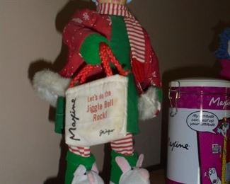 Maxine collection: Dancing figure at Christmas