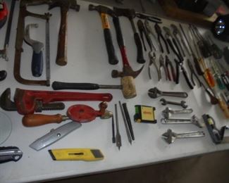 Various hand tools