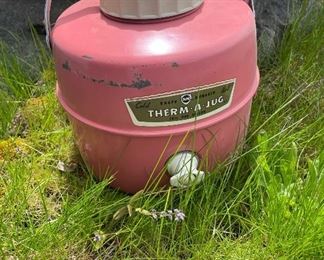 Vintage Knapp Monarch Pink 1 1/2 Gallon THERM-A-JUG Hot/Cold Thermos RETRO