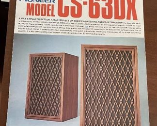 Pioneer Speakers, Model CS-63DX